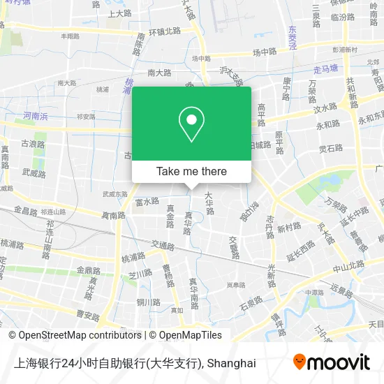 上海银行24小时自助银行(大华支行) map