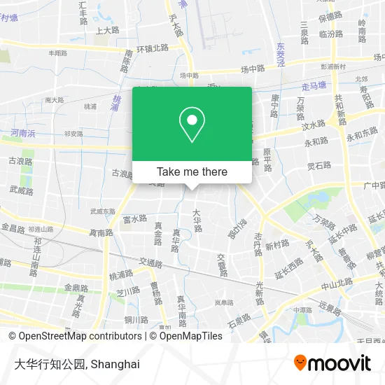 大华行知公园 map