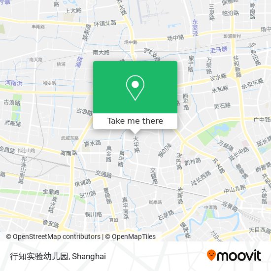行知实验幼儿园 map