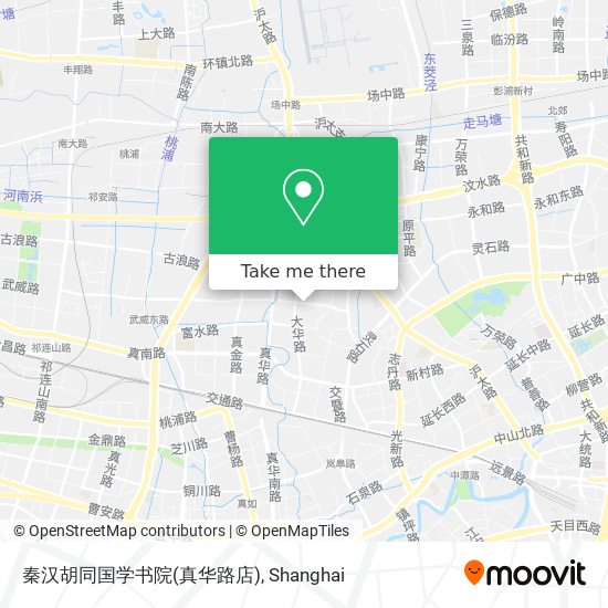 秦汉胡同国学书院(真华路店) map