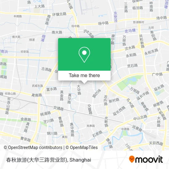 春秋旅游(大华三路营业部) map