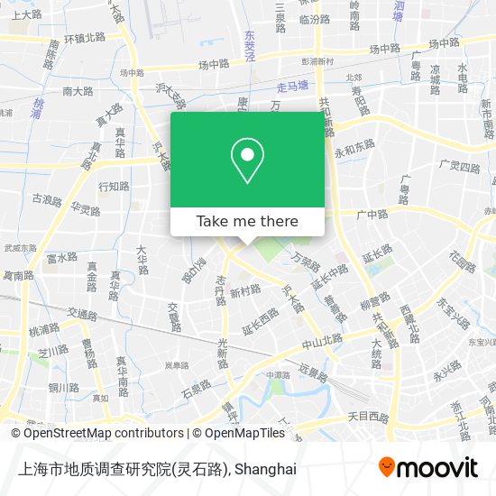 上海市地质调查研究院(灵石路) map