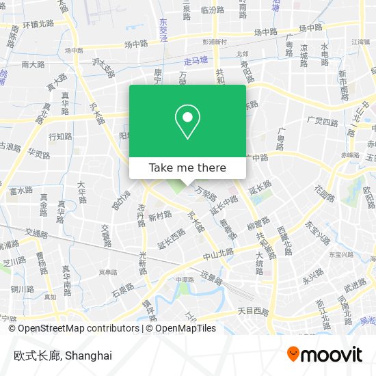 欧式长廊 map