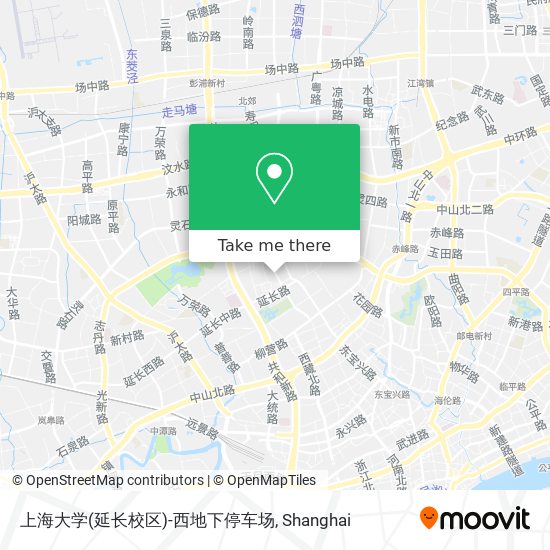 上海大学(延长校区)-西地下停车场 map