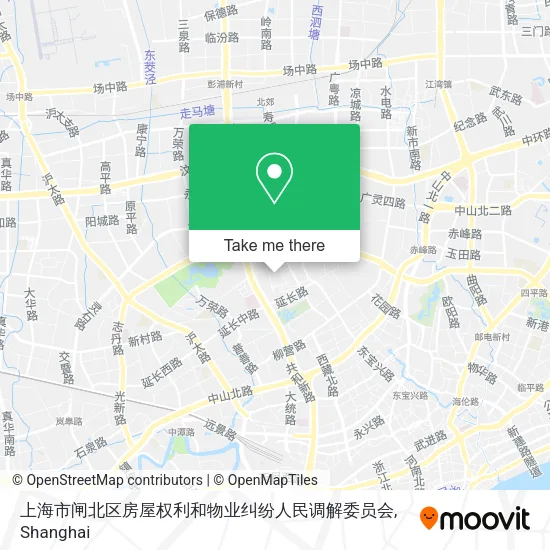 上海市闸北区房屋权利和物业纠纷人民调解委员会 map