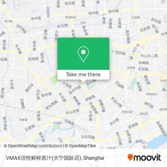 VMAX活性鲜榨原汁(大宁国际店) map