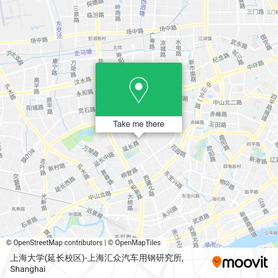 上海大学(延长校区)-上海汇众汽车用钢研究所 map
