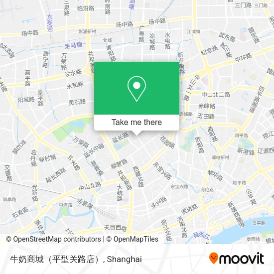 牛奶商城（平型关路店） map