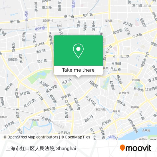 上海市虹口区人民法院 map