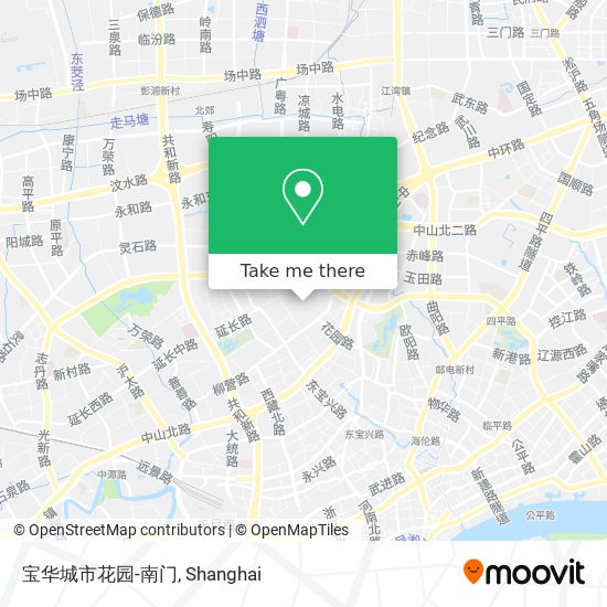 宝华城市花园-南门 map