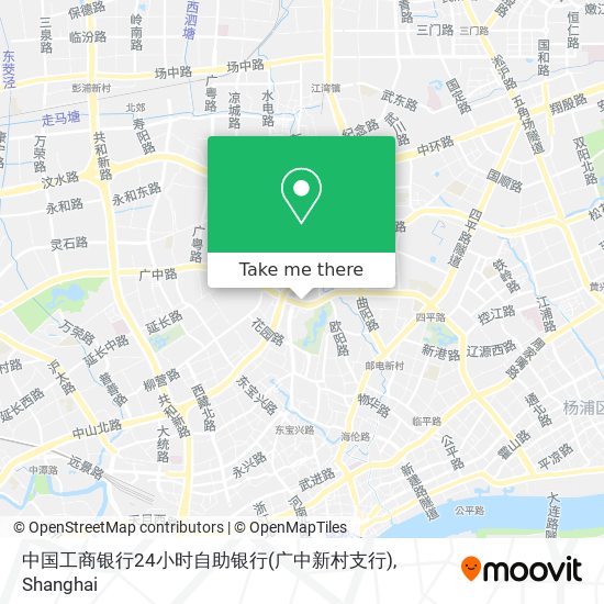 中国工商银行24小时自助银行(广中新村支行) map