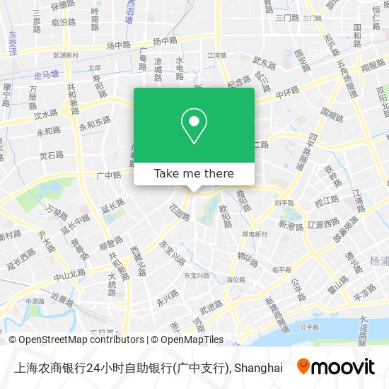 上海农商银行24小时自助银行(广中支行) map