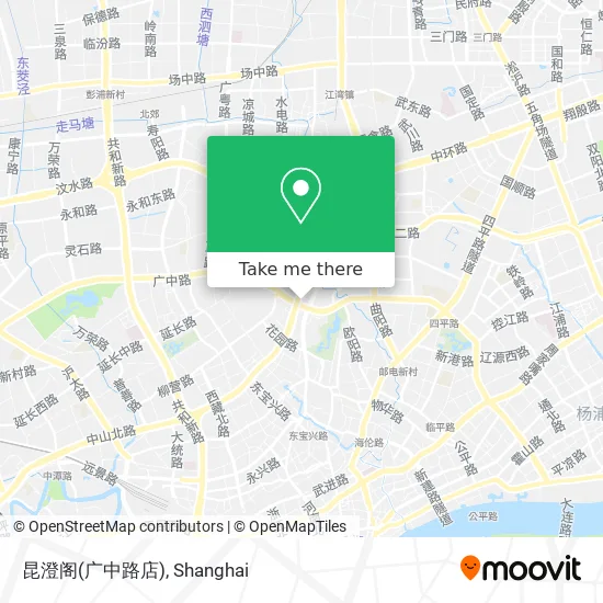 昆澄阁(广中路店) map