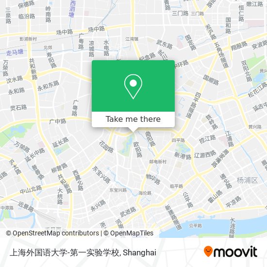 上海外国语大学-第一实验学校 map
