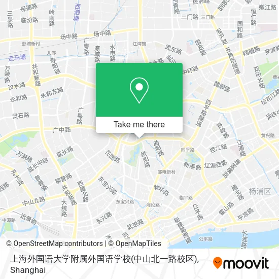 上海外国语大学附属外国语学校(中山北一路校区) map