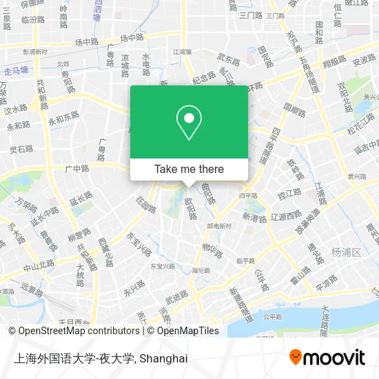 上海外国语大学-夜大学 map