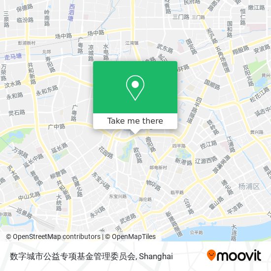 数字城市公益专项基金管理委员会 map