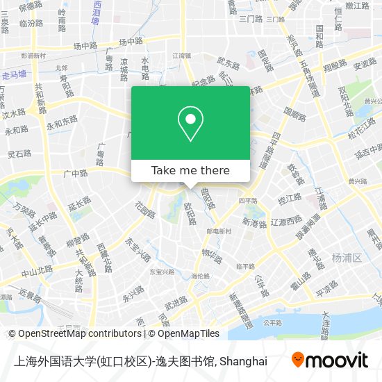 上海外国语大学(虹口校区)-逸夫图书馆 map