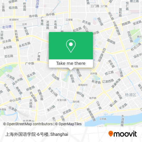 上海外国语学院-6号楼 map