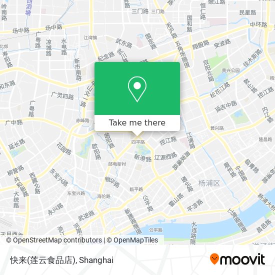 快来(莲云食品店) map