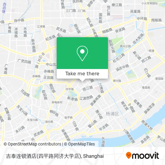 吉泰连锁酒店(四平路同济大学店) map