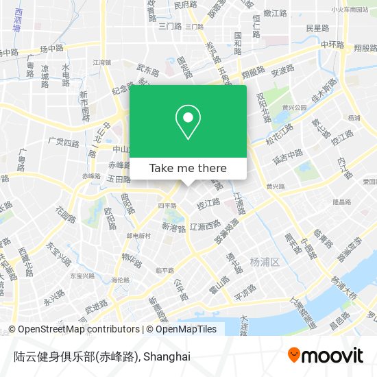 陆云健身俱乐部(赤峰路) map