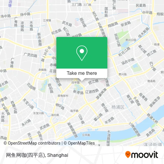 网鱼网咖(四平店) map