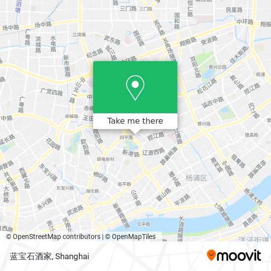 蓝宝石酒家 map