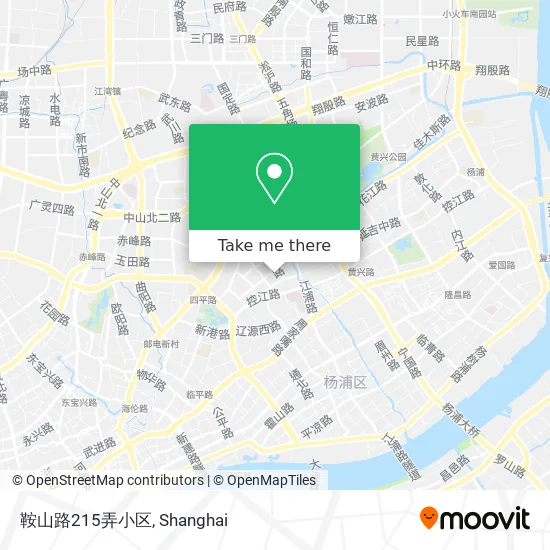 鞍山路215弄小区 map