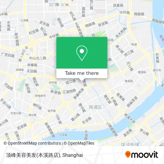 顶峰美容美发(本溪路店) map