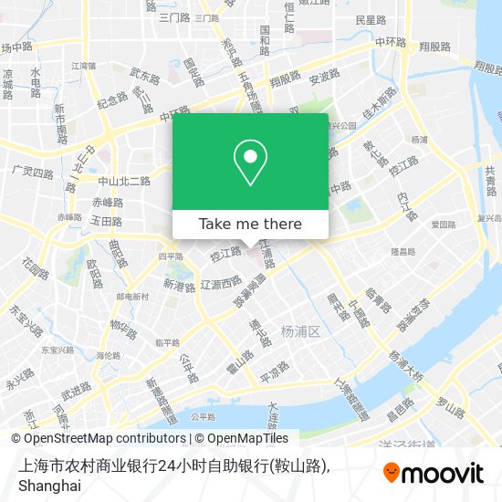 上海市农村商业银行24小时自助银行(鞍山路) map