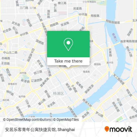 安居乐客青年公寓快捷宾馆 map