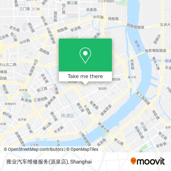 雍业汽车维修服务(源泉店) map