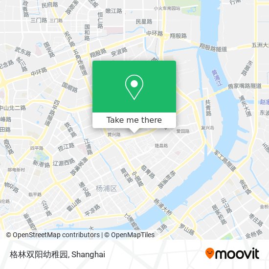 格林双阳幼稚园 map