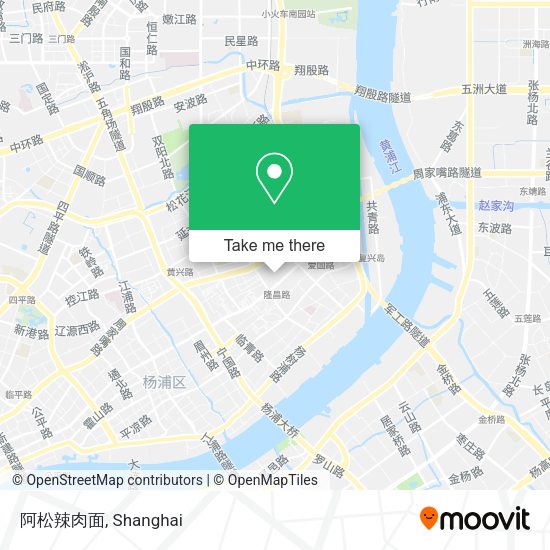 阿松辣肉面 map