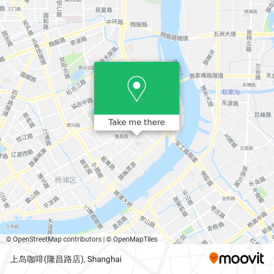 上岛咖啡(隆昌路店) map
