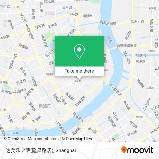 达美乐比萨(隆昌路店) map