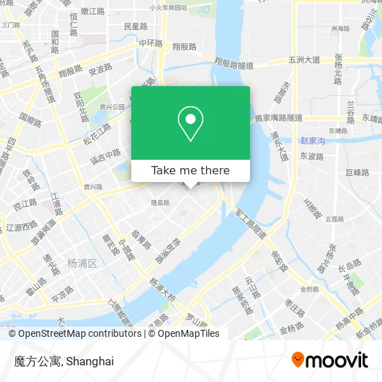 魔方公寓 map