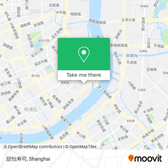 甜怡寿司 map