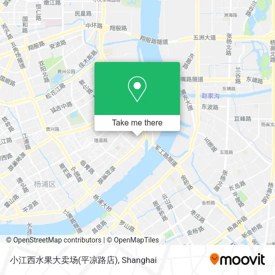 小江西水果大卖场(平凉路店) map