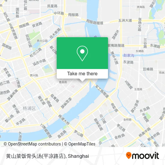 黄山菜饭骨头汤(平凉路店) map