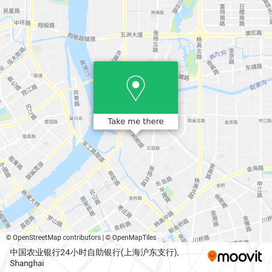 中国农业银行24小时自助银行(上海沪东支行) map