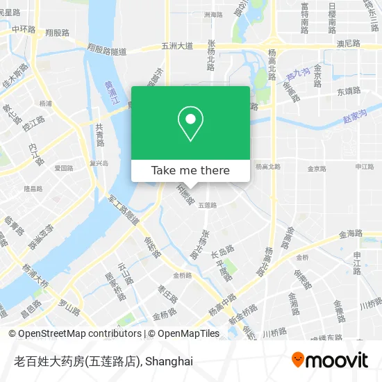 老百姓大药房(五莲路店) map