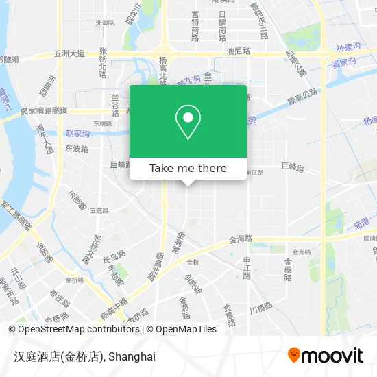 汉庭酒店(金桥店) map