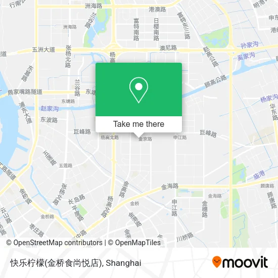 快乐柠檬(金桥食尚悦店) map