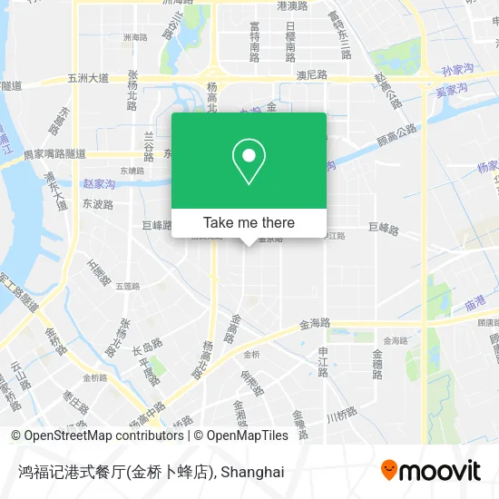 鸿福记港式餐厅(金桥卜蜂店) map
