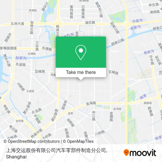 上海交运股份有限公司汽车零部件制造分公司 map