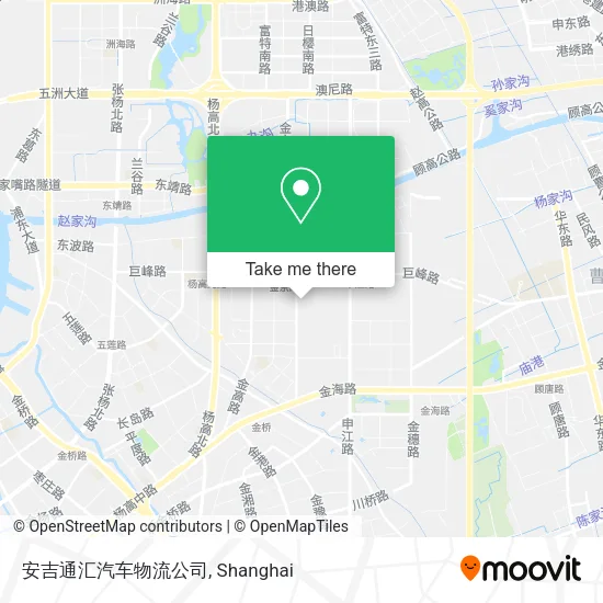 安吉通汇汽车物流公司 map