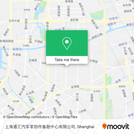 上海通汇汽车零部件集散中心有限公司 map