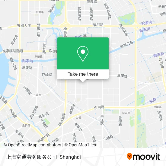 上海富通劳务服务公司 map